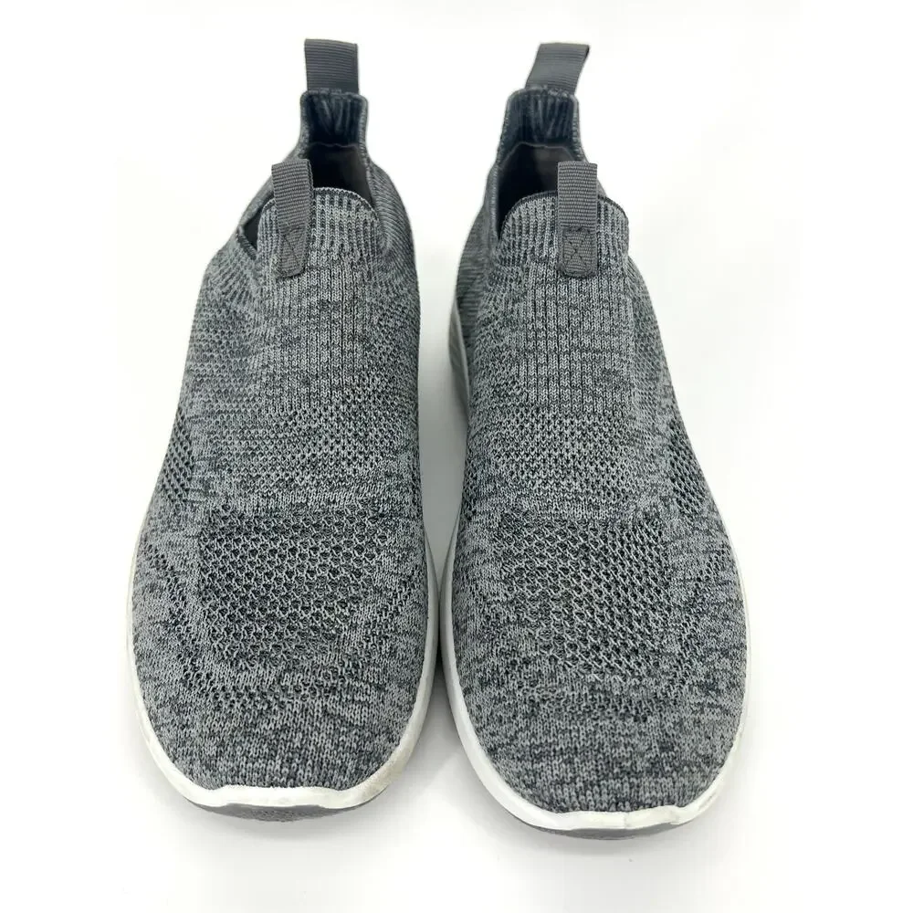 Tommy Bahama Mens Flint Gray Knit Memory Foam Slip On Sneaker Size 10